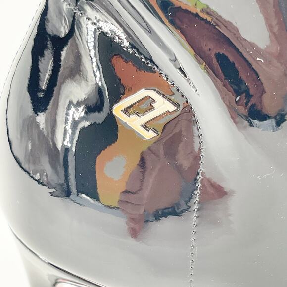 Christian Louboutin Black Patent Leather Sporty Kate Booty 85 Ankle Boots EU 38 - Picture 5 of 13